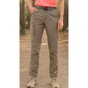 royal robbin outdoor sz 2 SHORT PETITE tan hiking stretch pants zipper